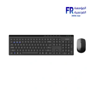 Rapoo 8100GT 800 2400 DPI 12 Months Black Bluetooth Wireless Keyboard And Mouse Combo