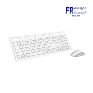 Alternative view of Rapoo 8210M Multi Mode 600-1600 DPI Silent Click Bluetooth 2.4GHz Wireless White Keyboard And Mouse Combo