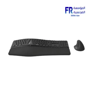 Rapoo 8810ME 111 Keys 1600 DPI Ergonomic Black Bluetooth Wireless Keyboard And Mouse Combo - Image 3