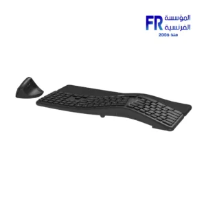 Rapoo 8810ME 111 Keys 1600 DPI Ergonomic Black Bluetooth Wireless Keyboard And Mouse Combo - Image 4