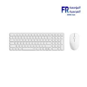 Rapoo 9320M 99 Keys 3.9mm Aluminum Base 800 2400 DPI White Bluetooth Wireless Keyboard And Mouse Combo
