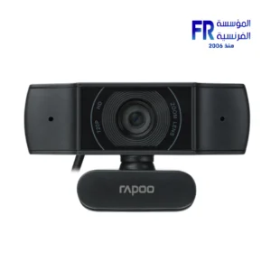 Rapoo C200 HD 720P 30FPS 89 Degree Dual Noise Cancelling Mic USB Webcam Black