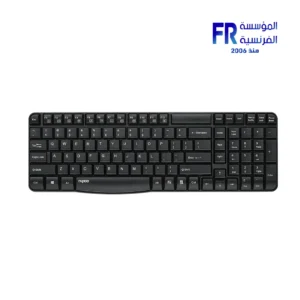 Rapoo E1050 104 Keys Spill Resistant 12 Months Black 2.4GHz Wireless Keyboard
