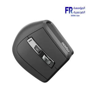 Rapoo EV310M 800 2400 DPI Vertical Ergonomic Black Bluetooth Wireless Mouse - Image 4