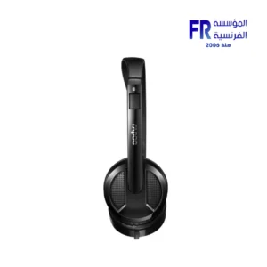 ⁦Rapoo H100 Stereo Black Wired Headset⁩ - الصورة ⁦3⁩