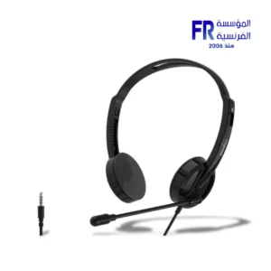 Alternative view of Rapoo H101 Stereo Microphone Black 3.5mm Wired Headset