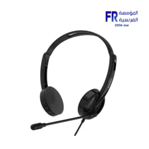 Rapoo H101 Stereo Microphone Black 3.5mm Wired Headset