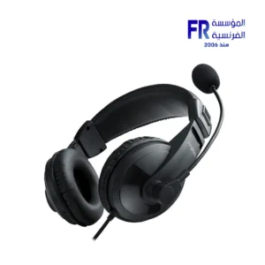 Rapoo H150S Stereo Omni Directional Microphone Black 3.5mm Wired Headset - Image 2