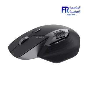 ⁦Rapoo MT760M Multi Mode Rechargeable Black Bluetooth Wireless Mouse⁩ - الصورة ⁦3⁩