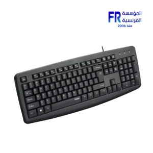 Rapoo NK2600 104 Keys Laser Carved Spill Resistant Black Wired Keyboard - Image 4