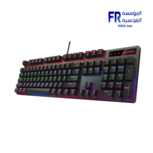 Rapoo V500 Pro Mechanical Yellow Blue Wired Gaming Keyboard - Image 3