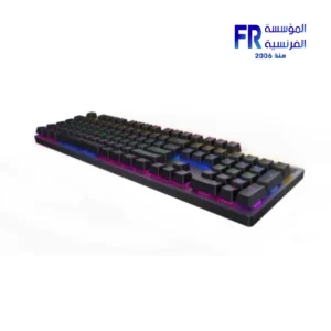 Rapoo V500 Pro Mechanical Yellow Blue Wired Gaming Keyboard - Image 4