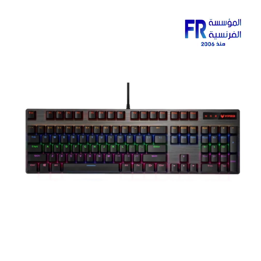 Rapoo V500 Pro Mechanical Yellow Blue Wired Gaming Keyboard