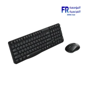 Rapoo X1800S Black 2.4GHz Wireless Keyboard And Mouse Combo - Image 4