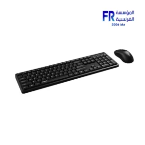 Alternative view of Rapoo X2100 Silent 1200 DPI Silent Click 12 Months Black 2.4GHz Wireless Keyboard And Mouse Combo