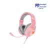 Redragon H260-P headset pink bubblegum RGB gaming with 50mm drivers and microphone