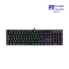 Redragon K565E Rudra Elite 104 Keys Full Size Brown Switch Rainbow LED Wired USB Hot Swappable Black Mechanical Gaming Keyboard