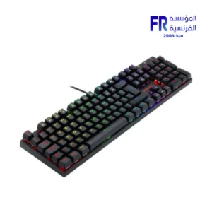 Alternative view of Redragon K565E Rudra Elite 104 Keys Full Size Brown Switch Rainbow LED Wired USB Hot Swappable Black Mechanical Gaming Keyboard