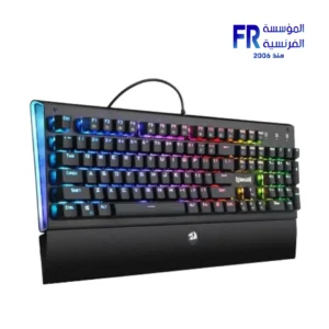 Redragon K569RGB Aryaman 104 Keys Full Size Outemu Brown Switch RGB Wired USB Wrist Rest Black Mechanical Gaming Keyboard