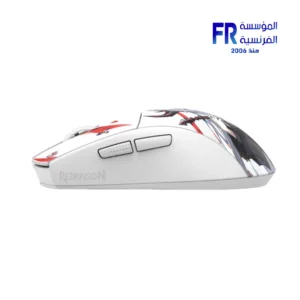 Redragon M916AK-PRO K1NG PRO EISA 26000 DPI PAW3395 Tri-Mode Wireless 49g White Anime Gaming Mouse - Image 3