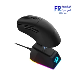 Redragon M998-STD-1K Ebony Standard 24000 DPI PAW3311 Tri-Mode Wireless 61g RGB Magnetic Dock Black Gaming Mouse
