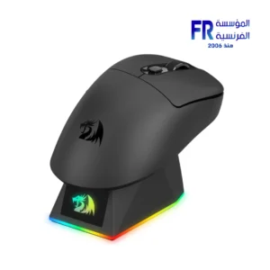 Alternative view of Redragon M998-STD-1K Ebony Standard 24000 DPI PAW3311 Tri-Mode Wireless 61g RGB Magnetic Dock Black Gaming Mouse