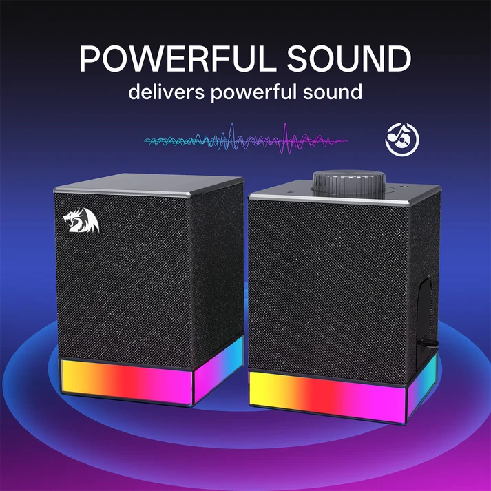 Redragon GS517 Glyph RGB Gaming Speakers