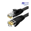UGREEN NW102 Cat6 UTP Flat 1Gbps 250MHz 3M Black Ethernet Cable