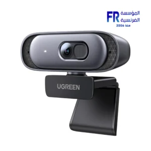 Ugreen CM778 2K QHD 1440P 30FPS 85 Degree Wide Angle Fixed Focus With Dual Noise Canceling Microphones Low Light Correction 360 Degree Rotation 2 Meter Cable Black USB Webcam