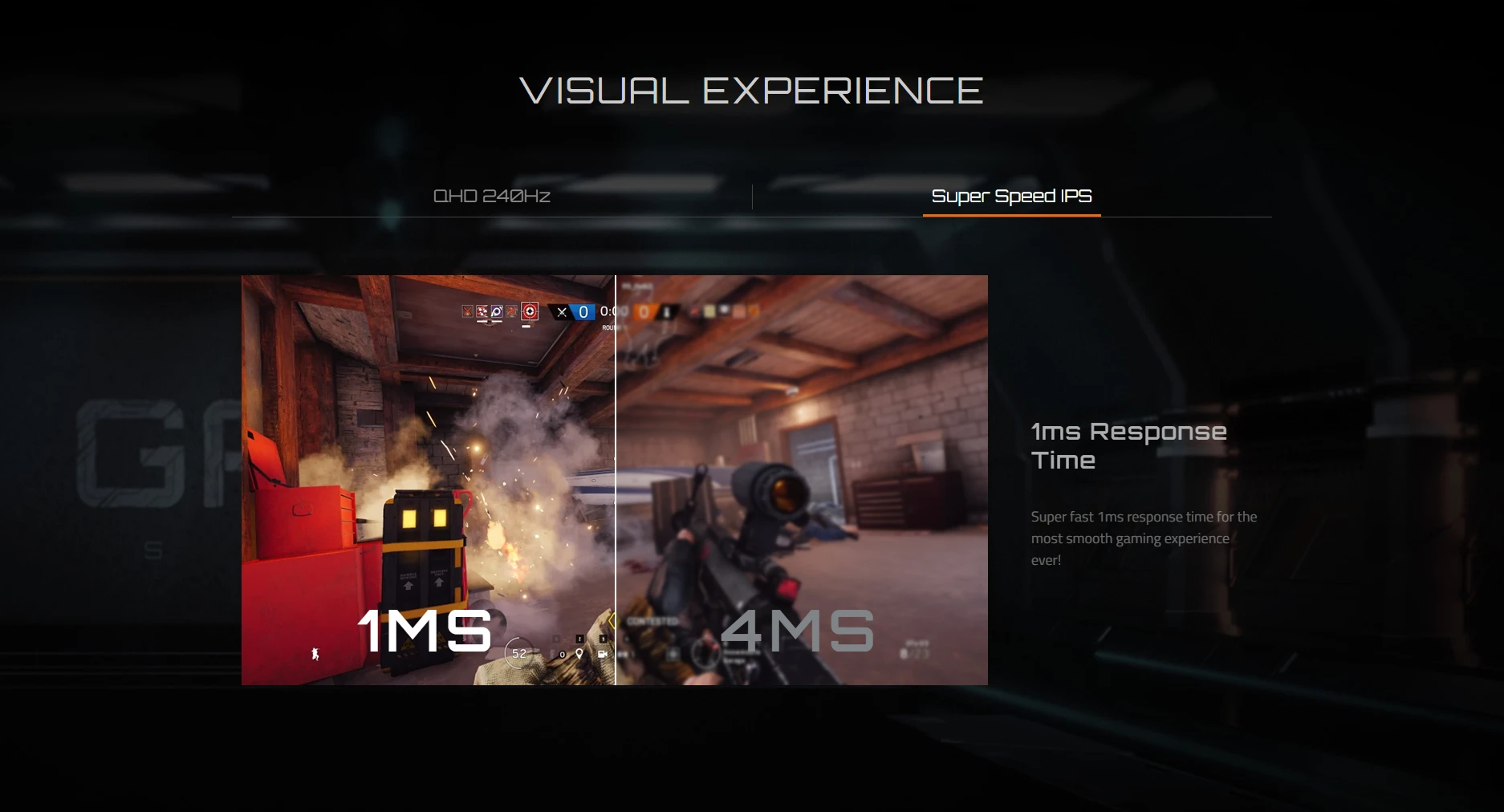 GIGABYTE GS27Q X 27-inch QHD SuperSpeed IPS Gaming Monitor with 240Hz refresh rate