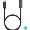 Black DisplayPort-to-HDMI cable with male connectors, representative image for the Prime 4K cable listing