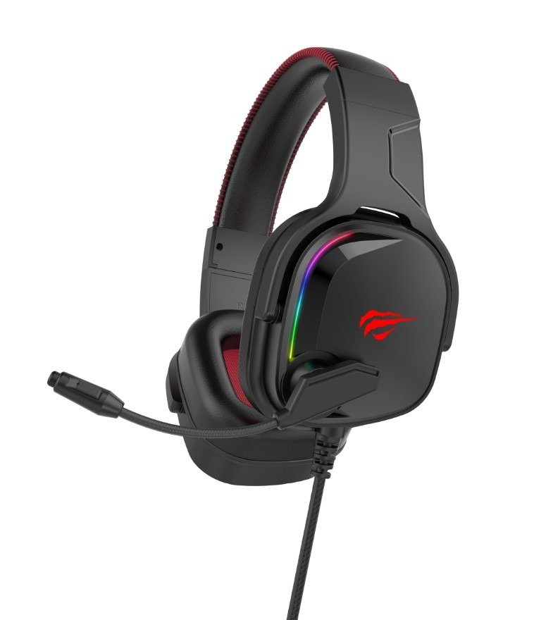 Havit Gamenote H2022U USB gaming headset with RGB lighting and boom microphone