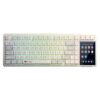 AULA L99 Caramel Latte wireless mechanical keyboard with 4-inch touchscreen, main product view