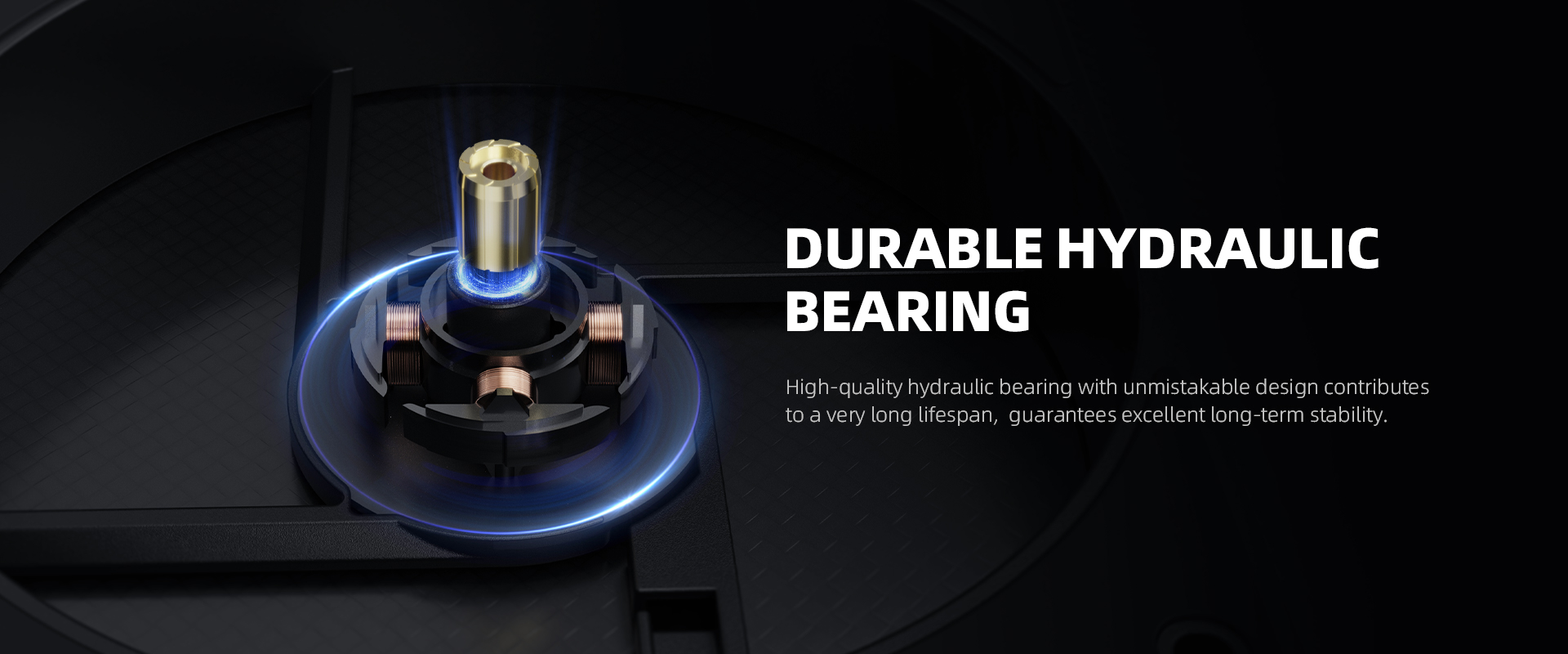 ID-COOLING AS-120-ARGB-K hydraulic bearing for reduced friction and noise