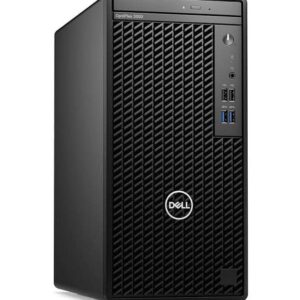 Alternate angle of the Dell OptiPlex 7020 Tower black desktop chassis for the Core i7-14700, 8GB RAM and 512GB SSD configuration