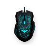Havit Magic Eagle HV-MS672 wired gaming mouse with cyan lighting