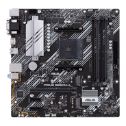 ASUS Prime B550M-A/CSM Micro-ATX motherboard, front view