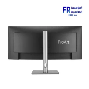 ASUS ProArt Display PA34VCNV 34.1-inch curved monitor side and stand view