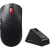 AULA SC380 Pro black tri-mode gaming mouse with charging dock