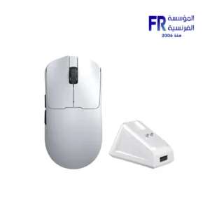 AULA SC380 Pro Bluetooth 2.4GHz USB-C PAW3311 12000 DPI 55g Charging Dock White Wireless Gaming Mouse