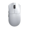 AULA SC380 Pro white tri-mode gaming mouse with charging dock