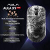 AULA X9 MAX Black Fluid gaming mouse with PAW3395 sensor