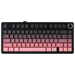 AULA F75 Reaper wireless mechanical keyboard in gradient pink and black, main view