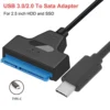 USB Type-C to SATA adapter cable for connecting a compatible SATA drive