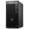Dell OptiPlex 5000 black tower desktop PC front three-quarter view for the Core i5-12500 4GB RAM 256GB SSD configuration