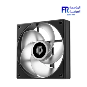 ⁦ID-COOLING AS-120-ARGB-KR 120mm 2000 RPM 53 CFM 4 Pin PWM ARGB Reverse Blade Black Case Fan⁩ - الصورة ⁦3⁩