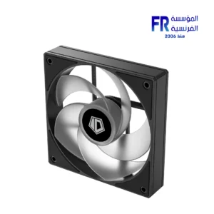 Alternative view of ID-COOLING AS-120-ARGB-KR 120mm 2000 RPM 53 CFM 4 Pin PWM ARGB Reverse Blade Black Case Fan