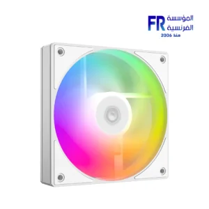 ID-COOLING AS-120-ARGB-W ARGB PWM Durable Hydraulic Bearing White Fan