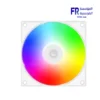 ID-COOLING AS-120-ARGB-WR white reverse blade case fan with ARGB lighting and hydraulic bearing