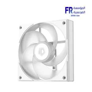 ID-COOLING AS-120-ARGB-WR 120mm 2000 RPM 53 CFM 4 Pin PWM ARGB Reverse Blade White Case Fan - Image 5